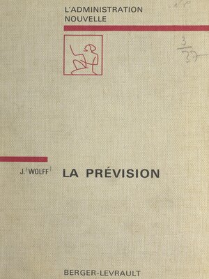 cover image of La prévision